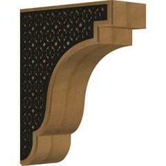 Bedford 3.5"W x 8.5"D x 11"H Countertop Bracket - Mahogany Bedford 3.5"W x 8.5"D x 11"H Countertop Bracket - Mahogany