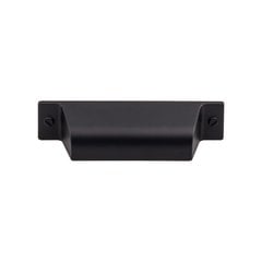 Barrington 2-3/4 Inch Center to Center Flat Black Cabinet Cup Pull Barrington 2-3/4 Inch Center to Center Flat Black Cabinet Cup Pull