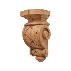 Cottage Corbel 2-7/8 inch x 6 inch Cherry Cottage Corbel 2-7/8 inch x 6 inch Cherry