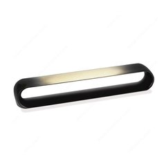 Oval 7-9/16 Inch Center to Center Brass Trombone Cabinet Pull Oval 7-9/16 Inch Center to Center Brass Trombone Cabinet Pull