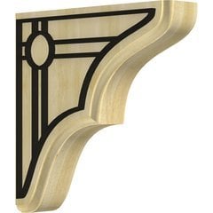 Stratford 1.75"W x 7.5"D x 7.5"H Countertop Bracket - Rubberwood Stratford 1.75"W x 7.5"D x 7.5"H Countertop Bracket - Rubberwood