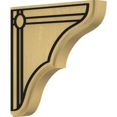 Stratford 1.75"W x 10"D x 10"H Countertop Bracket - Alder Stratford 1.75"W x 10"D x 10"H Countertop Bracket - Alder