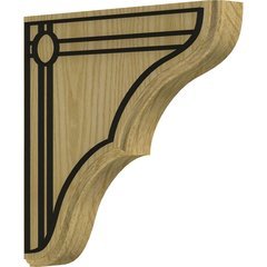 Stratford 1.75"W x 10"D x 10"H Countertop Bracket - Red Oak Stratford 1.75"W x 10"D x 10"H Countertop Bracket - Red Oak