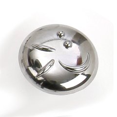 Graffiti 1-3/8 Inch Diameter Polished Chrome Cabinet Knob Graffiti 1-3/8 Inch Diameter Polished Chrome Cabinet Knob