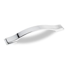 Miranda 5-1/16 Inch Center to Center Polished Chrome Cabinet Pull Miranda 5-1/16 Inch Center to Center Polished Chrome Cabinet Pull