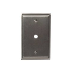 Mulholland One Cable Wall Plate Satin Nickel Mulholland One Cable Wall Plate Satin Nickel