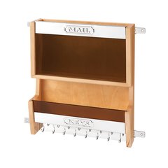 4MR Door Mount Mail Organizer Natural 4MR Door Mount Mail Organizer Natural