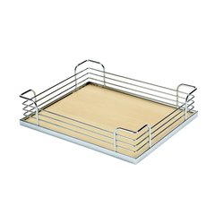 Arena Plus Chefs Pantry Back Tray Set 20-7/8 inch W Chrome/Maple Arena Plus Chefs Pantry Back Tray Set 20-7/8 inch W Chrome/Maple