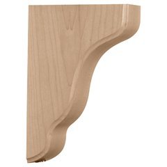 Plymouth 1.75"W x 7.25"D x 9.5"H Countertop Bracket - Red Oak Plymouth 1.75"W x 7.25"D x 9.5"H Countertop Bracket - Red Oak