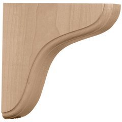 Eaton 1.75"W x 5.5"D x 5.5"H Countertop Bracket - Alder Eaton 1.75"W x 5.5"D x 5.5"H Countertop Bracket - Alder