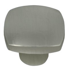 Aventura Square Knob 1-1/2 inch Diameter Satin Nickel Aventura Square Knob 1-1/2 inch Diameter Satin Nickel