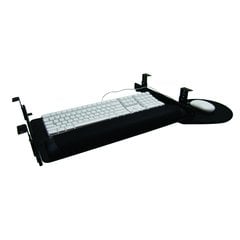 Keyboard with Swivel Mouse Slide Drawer System 23 inch W-Black Keyboard with Swivel Mouse Slide Drawer System 23 inch W-Black