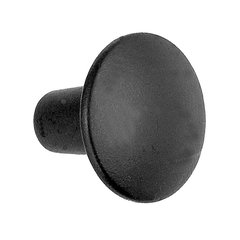 Smooth Iron 1-3/8 Inch Diameter Black Iron Cabinet Knob Smooth Iron 1-3/8 Inch Diameter Black Iron Cabinet Knob