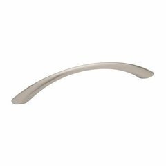 Danica Tapered Bow Pull 3-3/4 inch Center to Center Satin Nickel Danica Tapered Bow Pull 3-3/4 inch Center to Center Satin Nickel