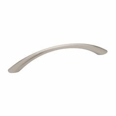 Danica Tapered Bow Pull 5-1/16 inch Center to Center Satin Nickel Danica Tapered Bow Pull 5-1/16 inch Center to Center Satin Nickel