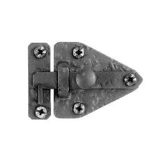 Rough Iron Flush Cabinet Latch 2-5/32" High Black Iron Rough Iron Flush Cabinet Latch 2-5/32" High Black Iron