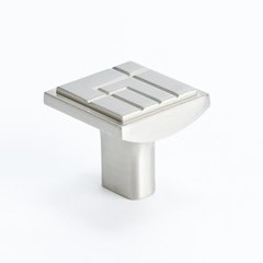 Oak Park 1-1/8 Inch Diameter Brushed Nickel Cabinet Knob Oak Park 1-1/8 Inch Diameter Brushed Nickel Cabinet Knob