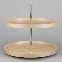 Full Circle Two Shelf Set 32 inch Diameter - Wood Full Circle Two Shelf Set 32 inch Diameter - Wood