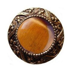 Jewel 1-5/16 Inch Diameter Antique Brass Cabinet Knob Jewel 1-5/16 Inch Diameter Antique Brass Cabinet Knob