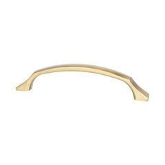 Century Edge Pull 5-1/16 inch Center to Center Modern Brushed Gold Century Edge Pull 5-1/16 inch Center to Center Modern Brushed Gold