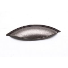 Euro Rustica 2-1/2 Inch Center to Center Rustic Nickel Cabinet Cup Pull Euro Rustica 2-1/2 Inch Center to Center Rustic Nickel Cabinet Cup Pull