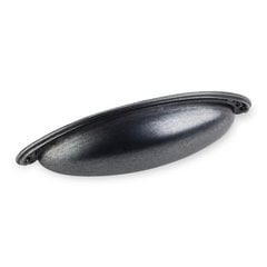 Venezia 3-3/4 Inch Center to Center Dark Antique Copper Machined Cabinet Cup Pull Venezia 3-3/4 Inch Center to Center Dark Antique Copper Machined Cabinet Cup Pull