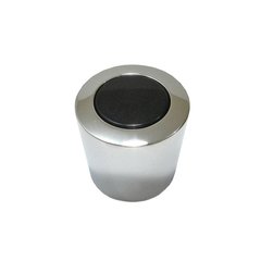 Black & White 15/16 Inch Diameter Chrome,Black Cabinet Knob Black & White 15/16 Inch Diameter Chrome,Black Cabinet Knob