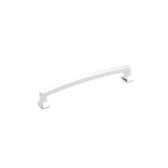 Menlo Park 6 Inch Center to Center Polished Chrome Cabinet Pull Menlo Park 6 Inch Center to Center Polished Chrome Cabinet Pull