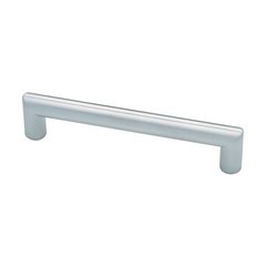 Modern 5-1/16 Inch Center to Center Dull Chrome Cabinet Pull Modern 5-1/16 Inch Center to Center Dull Chrome Cabinet Pull