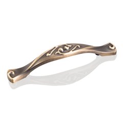 Kensington 3-3/4 Inch Center to Center Antique Brushed Satin Brass Cabinet Pull Kensington 3-3/4 Inch Center to Center Antique Brushed Satin Brass Cabinet Pull