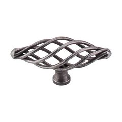Normandy 3 Inch Length Pewter Cabinet Knob Normandy 3 Inch Length Pewter Cabinet Knob