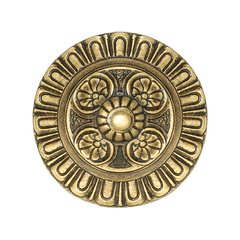 King's Road 1-1/2 Inch Diameter 24K Satin Gold Cabinet Knob King's Road 1-1/2 Inch Diameter 24K Satin Gold Cabinet Knob