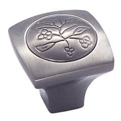 Vineyard 1-1/8 Inch Diameter Pewter Cabinet Knob Vineyard 1-1/8 Inch Diameter Pewter Cabinet Knob