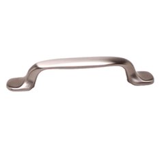 Euro Moderno 3-3/4 Inch Center to Center Brushed Nickel Cabinet Pull Euro Moderno 3-3/4 Inch Center to Center Brushed Nickel Cabinet Pull