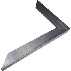 Counter Support Bracket 18 Inch by 24 Inch Mill Finish Counter Support Bracket 18 Inch by 24 Inch Mill Finish