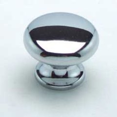 Euro Retro 1-3/16 Inch Diameter Chrome Cabinet Knob Euro Retro 1-3/16 Inch Diameter Chrome Cabinet Knob
