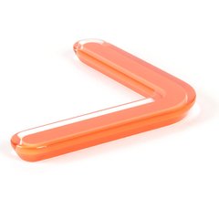 Next 6-5/16 Inch Center to Center Orange Transparent Cabinet Pull Next 6-5/16 Inch Center to Center Orange Transparent Cabinet Pull