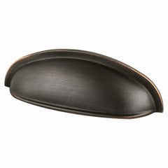 Vibrato 3 Inch Center to Center Venetian Bronze Cabinet Cup Pull Vibrato 3 Inch Center to Center Venetian Bronze Cabinet Cup Pull