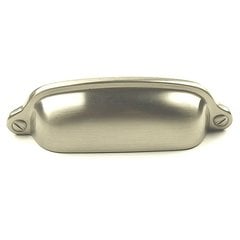 Yukon 3 Inch Center to Center Matte Satin Nickel Cabinet Cup Pull Yukon 3 Inch Center to Center Matte Satin Nickel Cabinet Cup Pull
