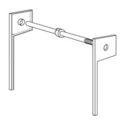 36 inch Spring Tension Track System- White 36 inch Spring Tension Track System- White
