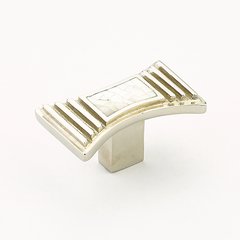 Cadence 1-3/4 Inch Diameter Mother of Pearl, Polished Nickel Cabinet Knob Cadence 1-3/4 Inch Diameter Mother of Pearl, Polished Nickel Cabinet Knob