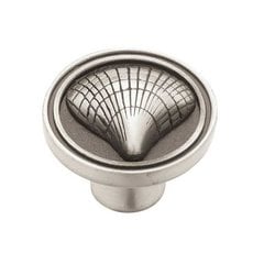 Seaside Cottage 1-3/8 Inch Diameter Brushed Satin Pewter Cabinet Knob Seaside Cottage 1-3/8 Inch Diameter Brushed Satin Pewter Cabinet Knob