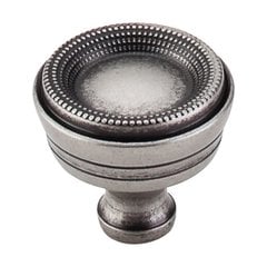 Edwardian 1-5/16 Inch Diameter Pewter Antique Cabinet Knob Edwardian 1-5/16 Inch Diameter Pewter Antique Cabinet Knob
