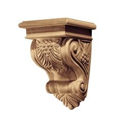 Bordeaux Corbel 5-3/4" X 8-7/8" Cherry Bordeaux Corbel 5-3/4" X 8-7/8" Cherry
