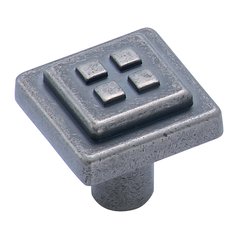 Forgings 1-1/8 Inch Diameter Weathered Nickel Cabinet Knob Forgings 1-1/8 Inch Diameter Weathered Nickel Cabinet Knob