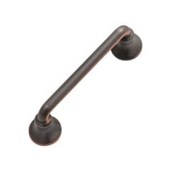 Savoy 3 Inch Center to Center Oil Rubbed Bronze Highlighted Cabinet Pull Savoy 3 Inch Center to Center Oil Rubbed Bronze Highlighted Cabinet Pull