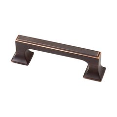 Southampton 3 Inch Center to Center Bronze W/ Copper Highlights Cabinet Pull Southampton 3 Inch Center to Center Bronze W/ Copper Highlights Cabinet Pull