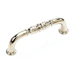 Meridian 3-3/4 Inch Center to Center Polished Nickel Cabinet Pull Meridian 3-3/4 Inch Center to Center Polished Nickel Cabinet Pull