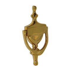 Door Knocker 6-7/8" X 3-1/2" Bright Brass Door Knocker 6-7/8" X 3-1/2" Bright Brass