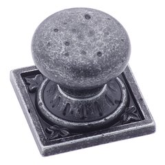 Ambrosia 1-1/4 Inch Diameter Wrought Iron Dark Cabinet Knob Ambrosia 1-1/4 Inch Diameter Wrought Iron Dark Cabinet Knob